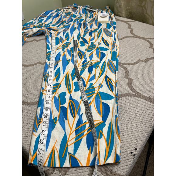 Anthropologie Calligraphie matching linen blend set, size large - Picture 11 of 16